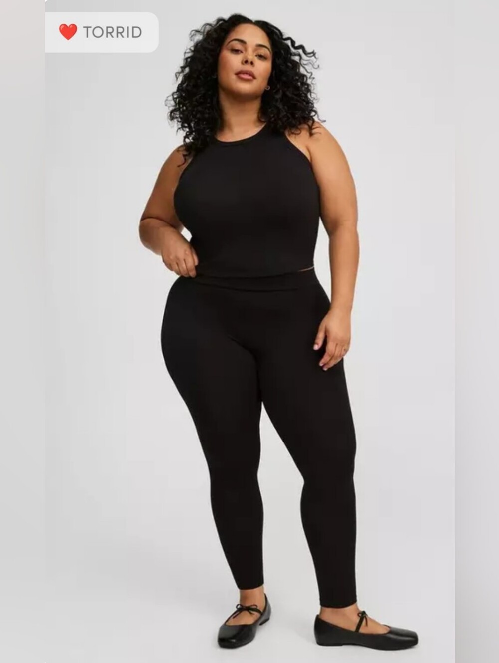 Torrid Black Cotton Leggings Sz 3